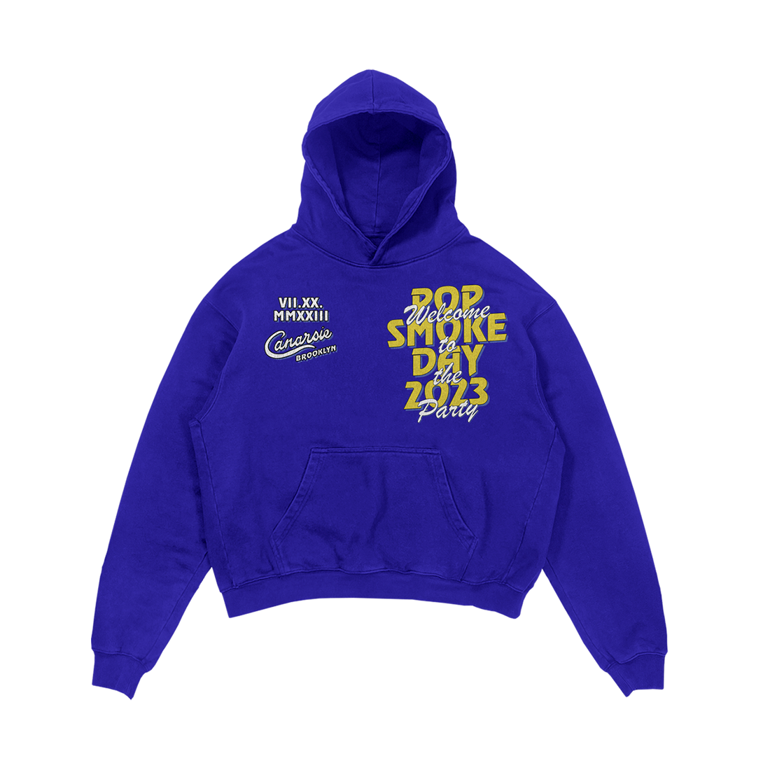 WELCOME TO THE PARTY 2023 HOODIE FRONT