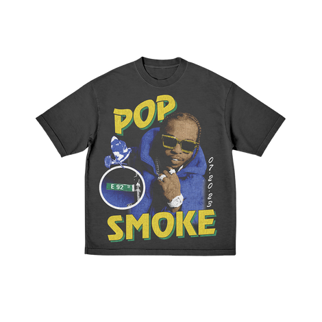 Pop Smoke 3D Print T-shirt Men's and Women's Fashion T Shirt Rapper Pop Smoke  Print T-shirt Streetwear Style T Shirt